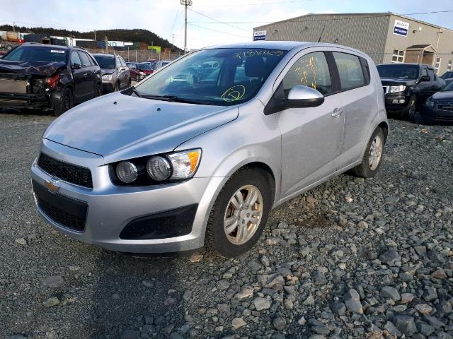 1G1JA6EH5C4148962 - 2012 CHEVROLET SONIC LS SILVER photo 2