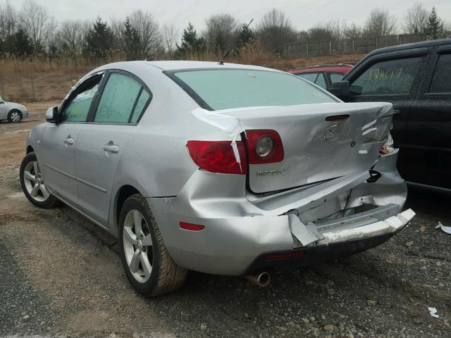 JM1BK12G461457173 - 2006 MAZDA 3 I SILVER photo 3