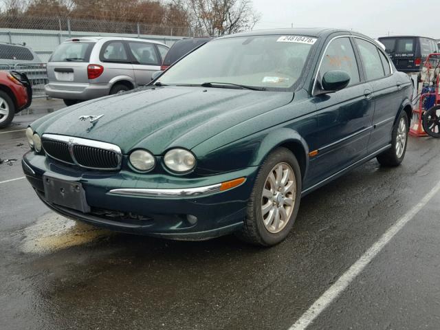 SAJEA51D63XC93677 - 2003 JAGUAR X-TYPE 2.5 GREEN photo 2