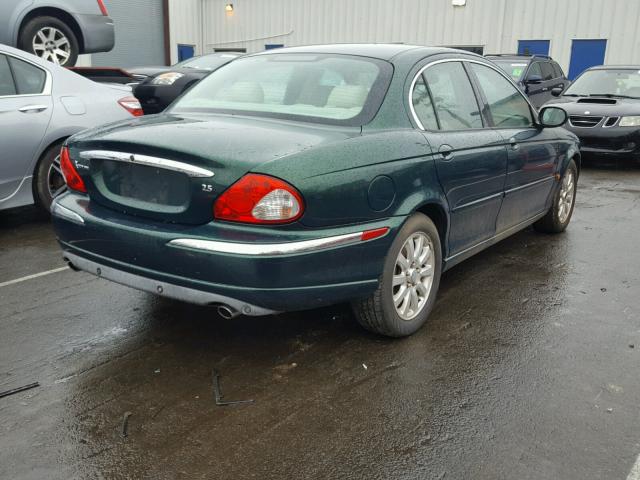 SAJEA51D63XC93677 - 2003 JAGUAR X-TYPE 2.5 GREEN photo 4