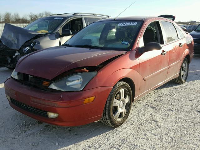 1FAFP38383W174105 - 2003 FORD FOCUS ZTS RED photo 2