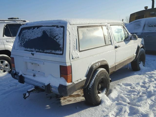 1J4FJ57L4LL107912 - 1990 JEEP CHEROKEE L WHITE photo 4