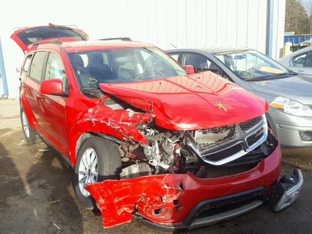 3C4PDCBG8DT503122 - 2013 DODGE JOURNEY SX RED photo 1