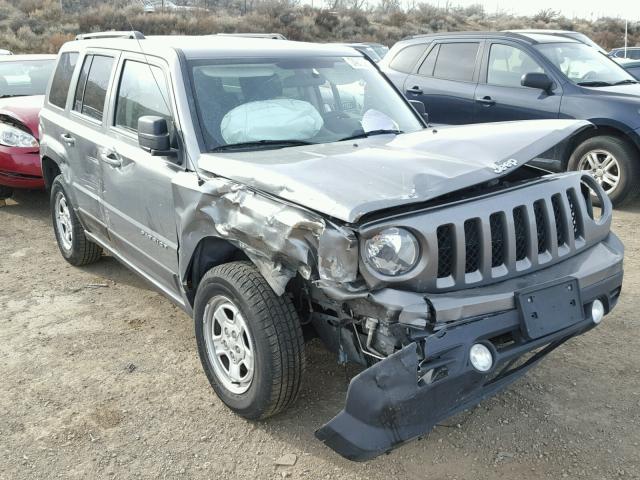 1C4NJRBB3ED591818 - 2014 JEEP PATRIOT SP GRAY photo 1