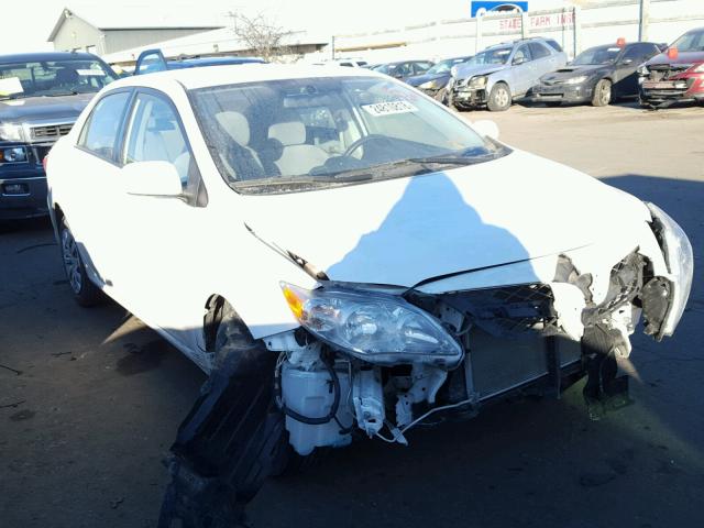 JTDBU4EE0C9180007 - 2012 TOYOTA COROLLA BA WHITE photo 1