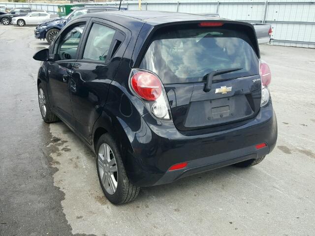 KL8CD6S96FC804352 - 2015 CHEVROLET SPARK 1LT BLACK photo 3