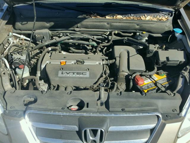 JHLRD78976C007979 - 2006 HONDA CR-V SE GOLD photo 7