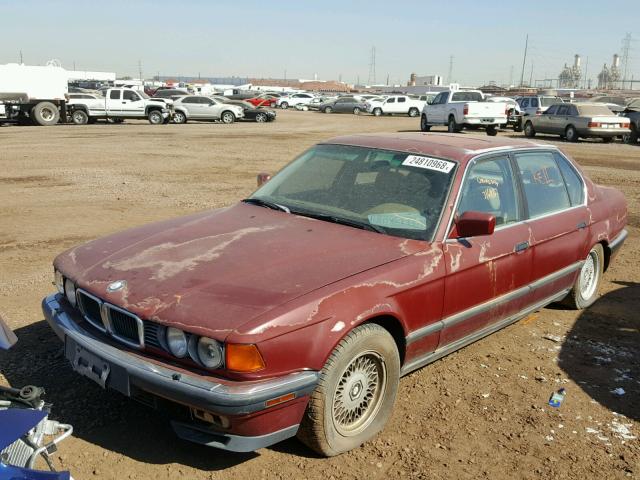 WBAGD8321PDE86691 - 1993 BMW 740 IL AUT MAROON photo 2