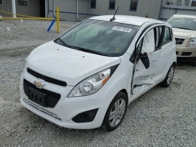 KL8CB6S96EC589592 - 2014 CHEVROLET SPARK LS WHITE photo 2