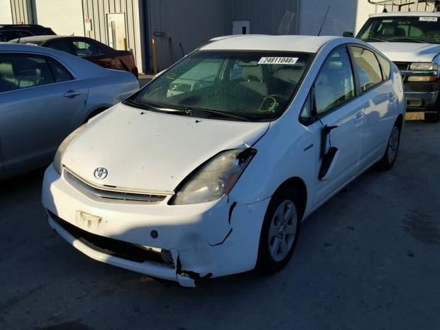 JTDKB20U783309587 - 2008 TOYOTA PRIUS WHITE photo 2