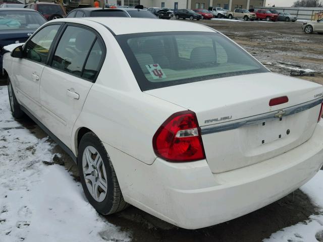 1G1ZS53886F274318 - 2006 CHEVROLET MALIBU LS თეთრი ფოტო 3