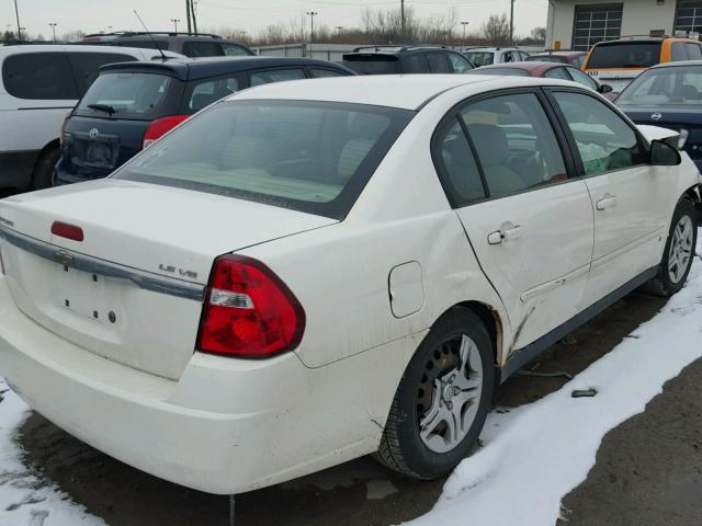 1G1ZS53886F274318 - 2006 CHEVROLET MALIBU LS WHITE photo 4