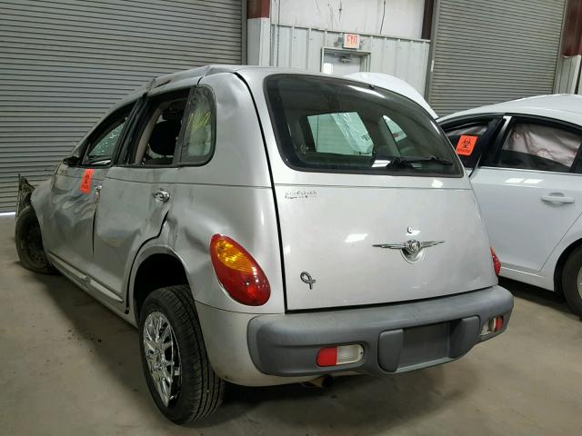 3C4FY48B72T344091 - 2002 CHRYSLER PT CRUISER SILVER photo 3