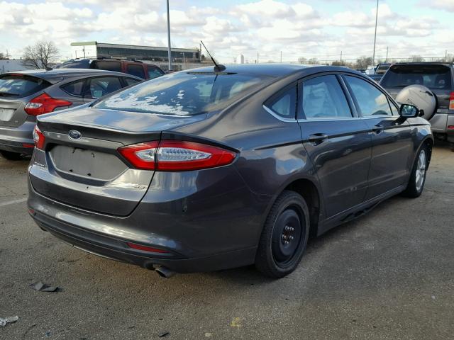 1FA6P0H79G5101578 - 2016 FORD FUSION SE GRAY photo 4