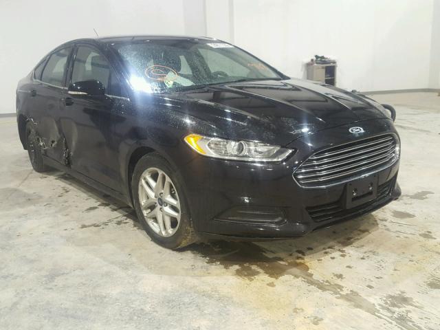 1FA6P0H76F5112441 - 2015 FORD FUSION SE BLACK photo 1