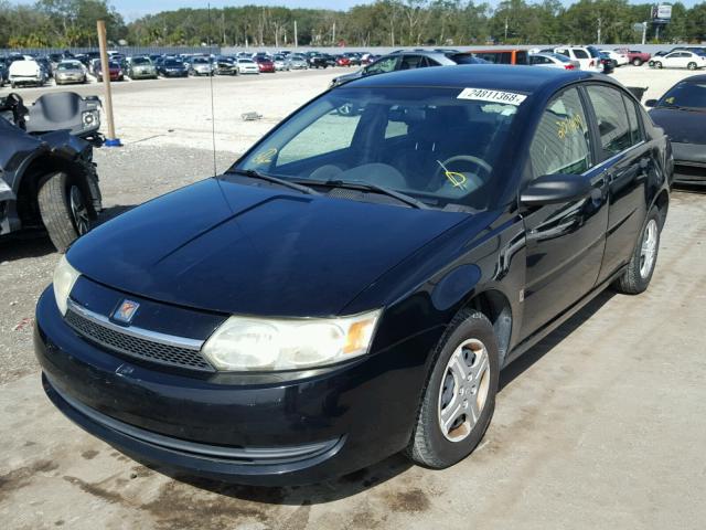 1G8AG52F14Z123641 - 2004 SATURN ION LEVEL BLACK photo 2