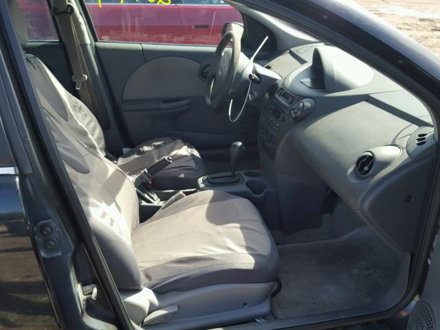 1G8AG52F14Z123641 - 2004 SATURN ION LEVEL BLACK photo 5