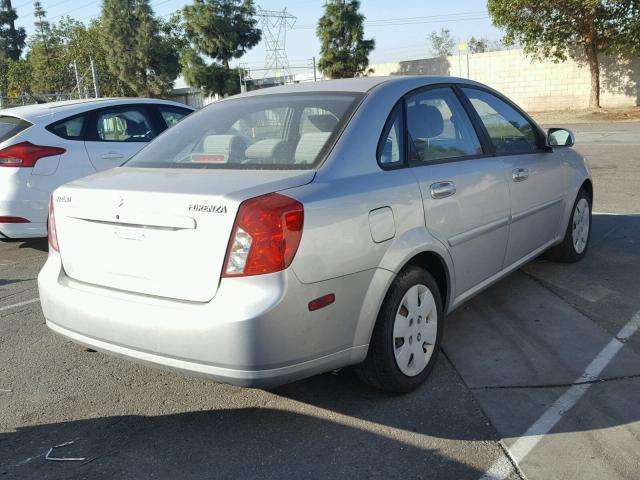 KL5JD56Z46K328570 - 2006 SUZUKI FORENZA SILVER photo 4