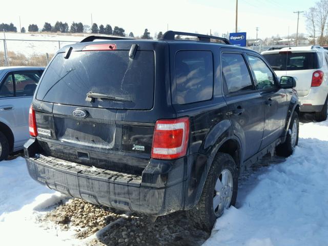 1FMCU0DG5AKD27794 - 2010 FORD ESCAPE XLT BLACK photo 4