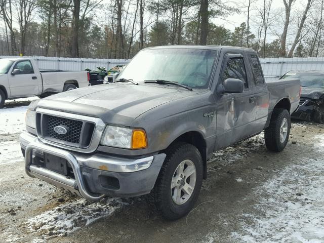 1FTZR15E44TA15354 - 2004 FORD RANGER SUP GRAY photo 2