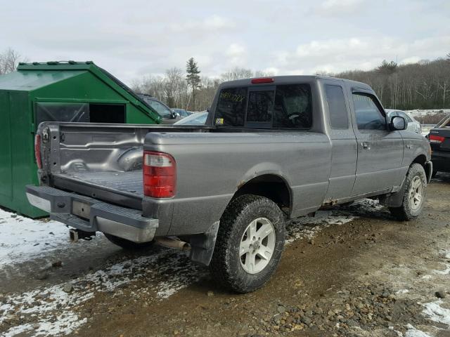 1FTZR15E44TA15354 - 2004 FORD RANGER SUP GRAY photo 4