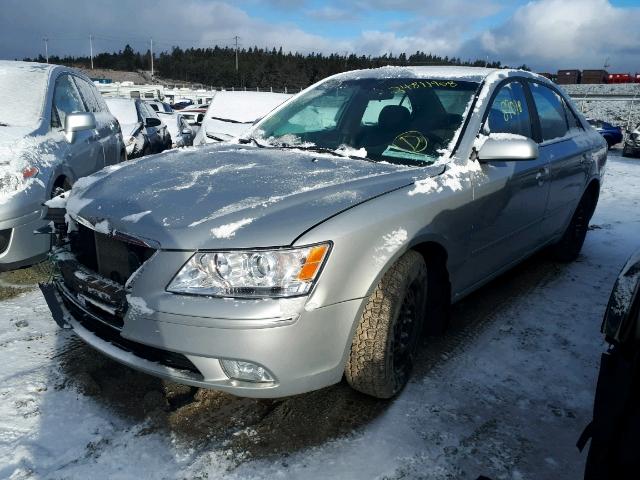 5NPET46C79H468524 - 2009 HYUNDAI SONATA GLS SILVER photo 2