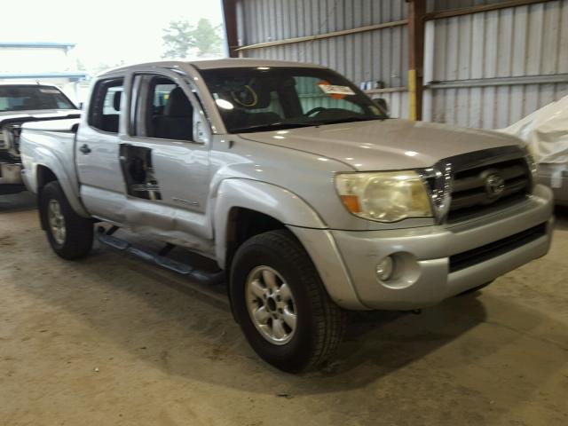 3TMJU62N79M081173 - 2009 TOYOTA TACOMA DOU SILVER photo 1