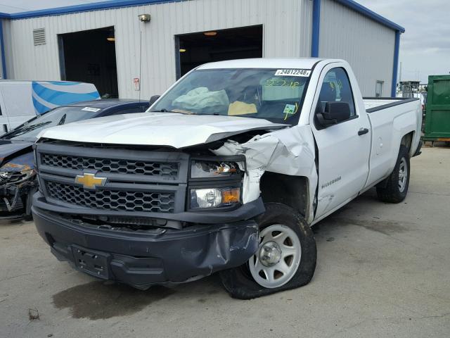 1GCNCPEH0EZ263578 - 2014 CHEVROLET SILVERADO WHITE photo 2