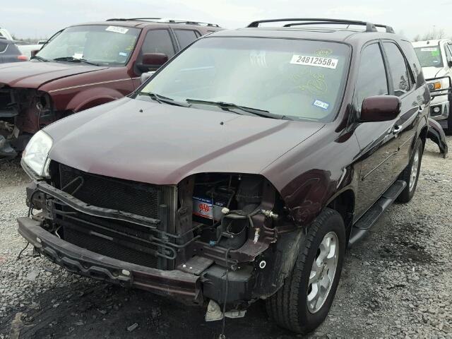 2HNYD18612H516818 - 2002 ACURA MDX TOURIN MAROON photo 2