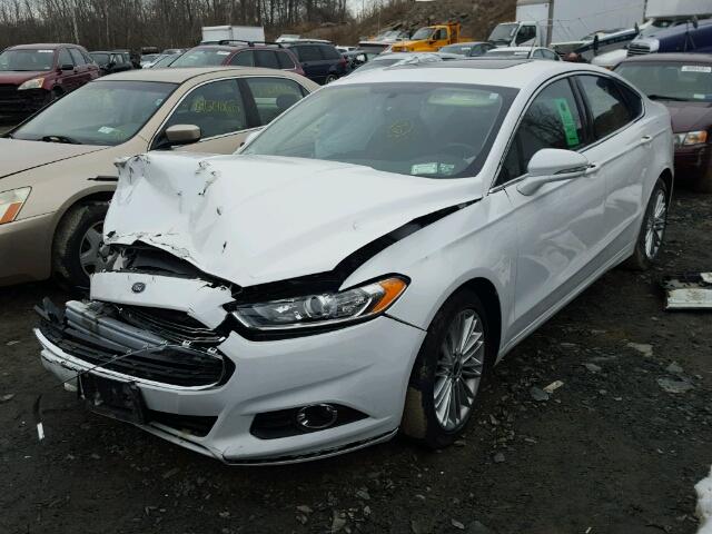 3FA6P0HDXGR252447 - 2016 FORD FUSION SE WHITE photo 2