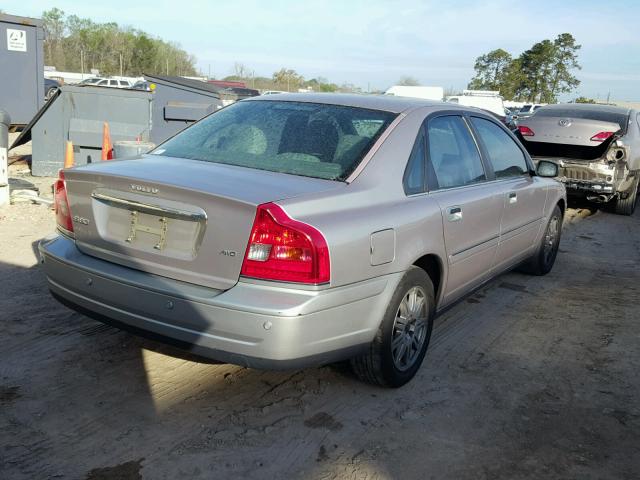 YV1TH59H341382093 - 2004 VOLVO S80 2.5T GREEN photo 4