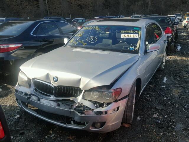 WBAHN83577DT77127 - 2007 BMW 750 GRAY photo 2