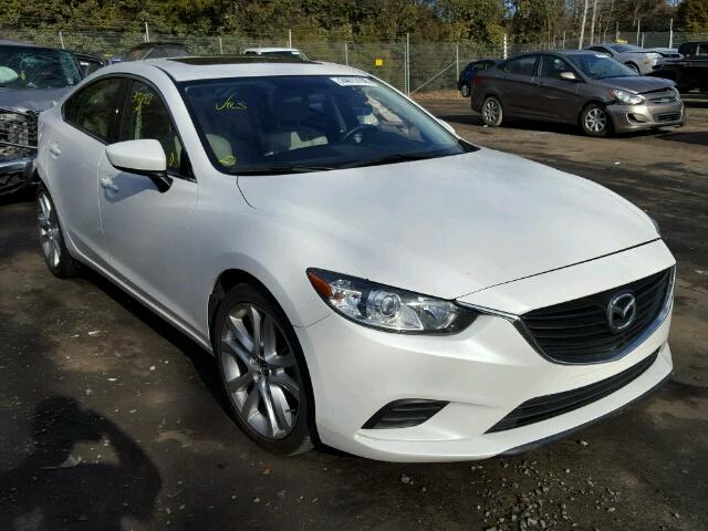 JM1GJ1V50F1202667 - 2015 MAZDA 6 TOURING WHITE photo 1