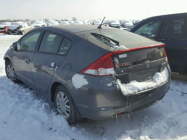 JHMZE2H55BS001686 - 2011 HONDA INSIGHT LX SILVER photo 3