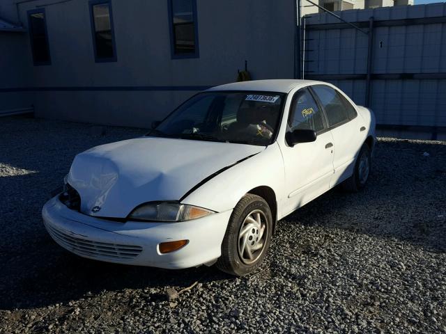 1G1JC5242X7251301 - 1999 CHEVROLET CAVALIER WHITE photo 2