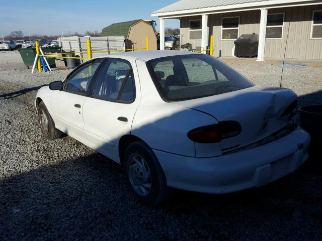 1G1JC5242X7251301 - 1999 CHEVROLET CAVALIER WHITE photo 3