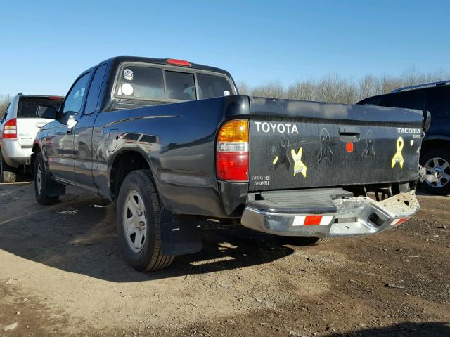 5TEVL52N43Z166240 - 2003 TOYOTA TACOMA XTR BLACK photo 3