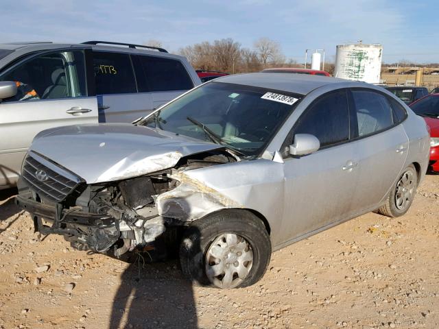 KMHDU46D98U308534 - 2008 HYUNDAI ELANTRA GL SILVER photo 2