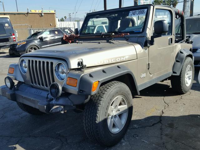 1J4FA69S84P787303 - 2004 JEEP WRANGLER / GOLD photo 2