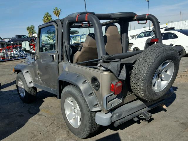 1J4FA69S84P787303 - 2004 JEEP WRANGLER / GOLD photo 3