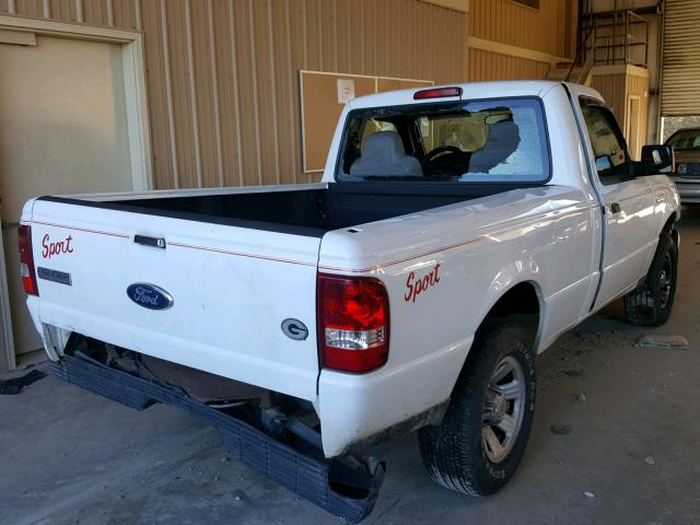 1FTYR10D48PA49528 - 2008 FORD RANGER WHITE photo 4