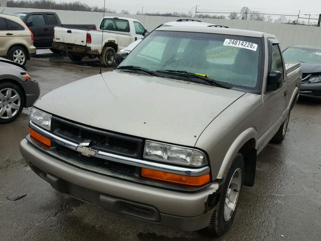 1GCCS1443Y8146884 - 2000 CHEVROLET S TRUCK S1 BEIGE photo 2