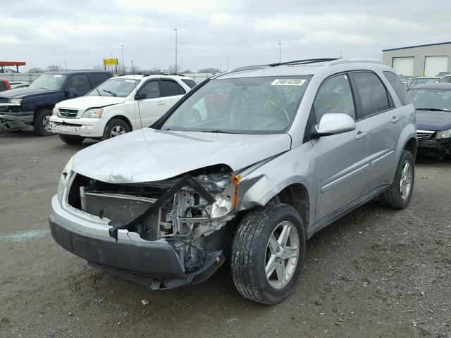 2CNDL63F366171347 - 2006 CHEVROLET EQUINOX LT SILVER photo 2