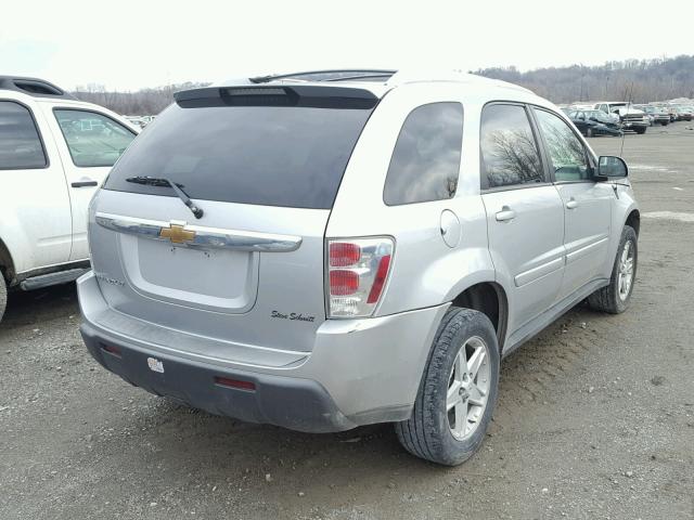 2CNDL63F366171347 - 2006 CHEVROLET EQUINOX LT SILVER photo 4