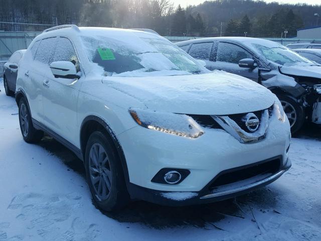 5N1AT2MV4GC750440 - 2016 NISSAN ROGUE S WHITE photo 1