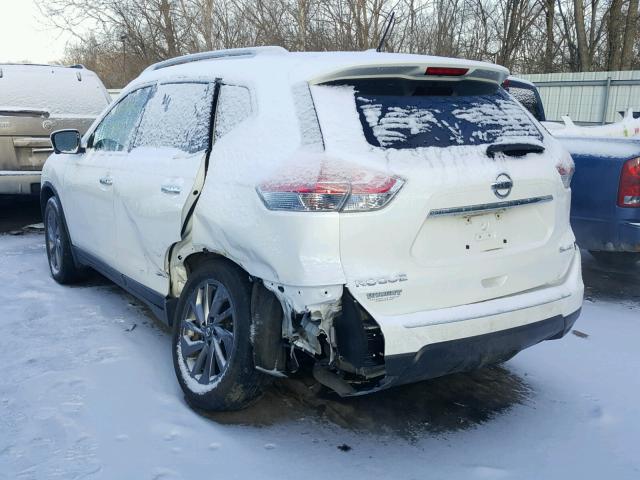 5N1AT2MV4GC750440 - 2016 NISSAN ROGUE S WHITE photo 3