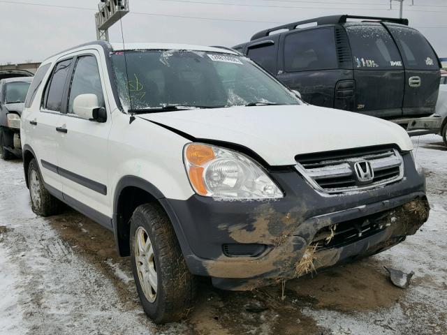 JHLRD78884C009809 - 2004 HONDA CR-V EX WHITE photo 1