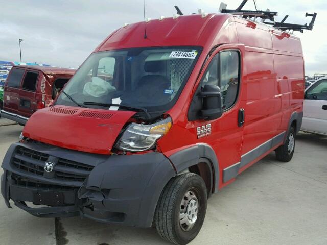 3C6TRVDG5GE108209 - 2016 RAM PROMASTER 红色 照片 2