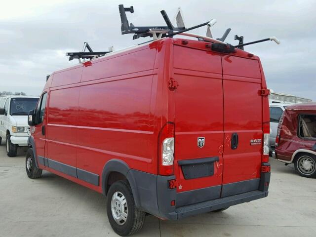 3C6TRVDG5GE108209 - 2016 RAM PROMASTER 红色 照片 3