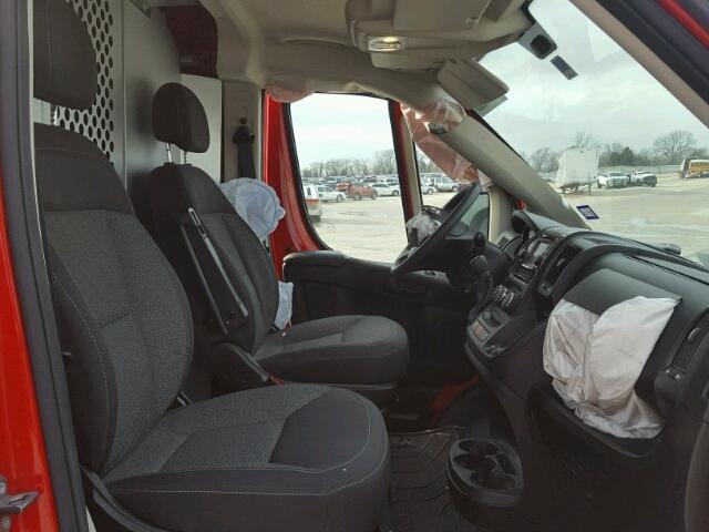 3C6TRVDG5GE108209 - 2016 RAM PROMASTER 红色 照片 5